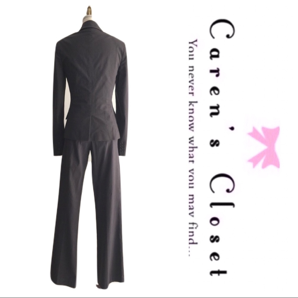 Theory Dark Brown Pant Suit - Picture 4 of 6